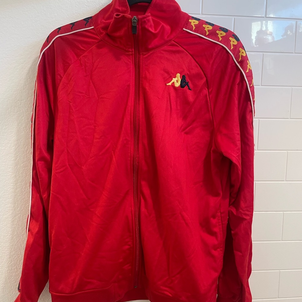 Kappa Red Lightweight Athletic Jacket